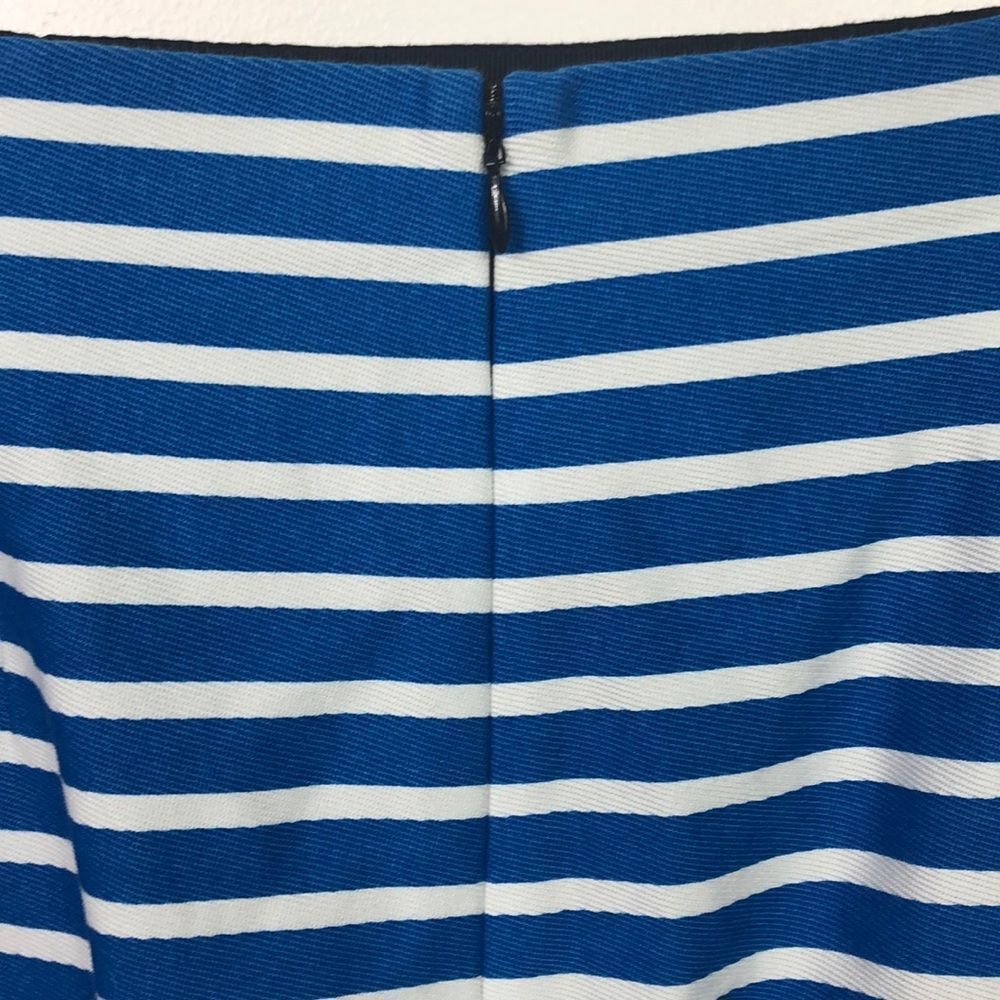J. Crew Diagonal Striped Color Block A Line Skirt - image 4